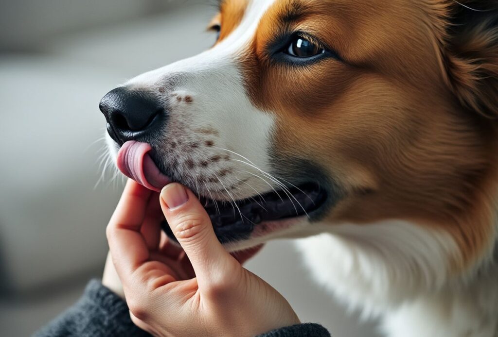 pourquoi mon chien me lèche tout le temps les mains