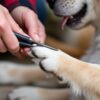 Couper les ongles d'un chien