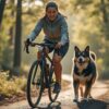 faire du vélo avec son chien